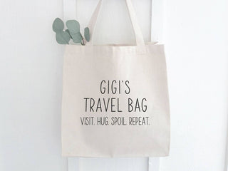 Gigi's Travel Bag Canvas Tote Bag