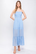 Tube Top Smocked Maxi Dress