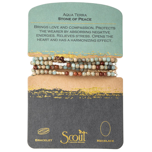 Stone Wrap Bracelet - Stone of Peace