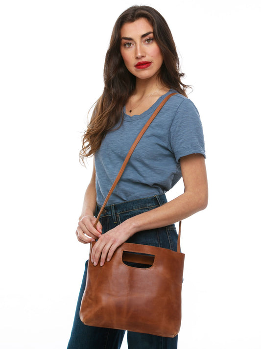 Hana Clutch in Whiskey