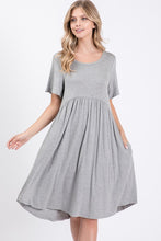 The Everyday Knit Dress with Pockets in Heather Grey