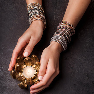 Stone Wrap Bracelet - Stone of Divine Love & Protection