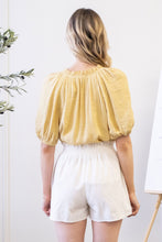 The Fannie Blouse in Yellow
