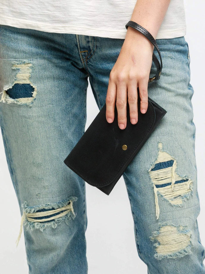 The Mare Phone Wallet in Black