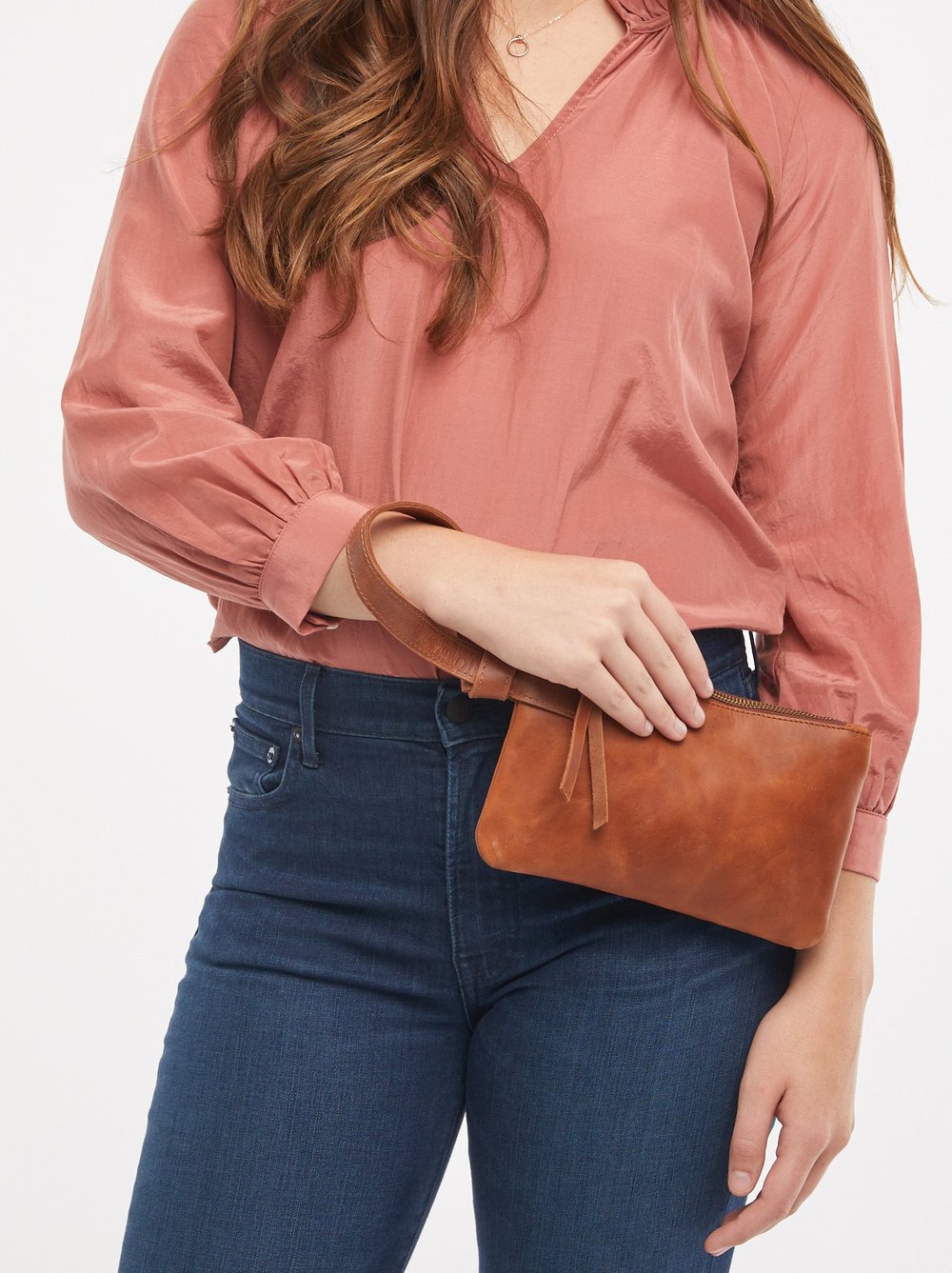 Rachel Wristlet in Whiskey