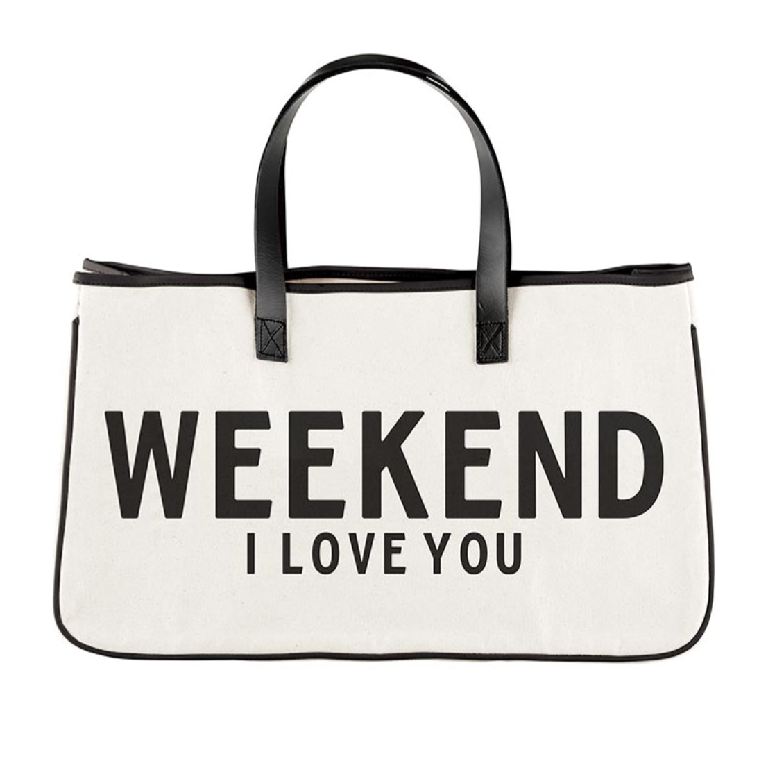 Canvas Tote- Weekend I Love You
