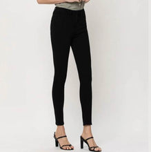 High Rise Ankle Black Skinny Jeans