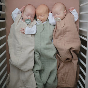 Organic Cotton Sleep Bag in Sage