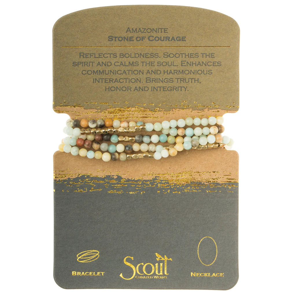Stone Wrap Bracelet - Stone of Courage