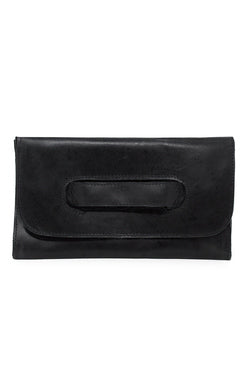 The Mare Handle Clutch in Black