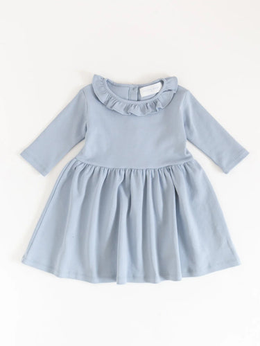 Mary Toddle Dress in Blue